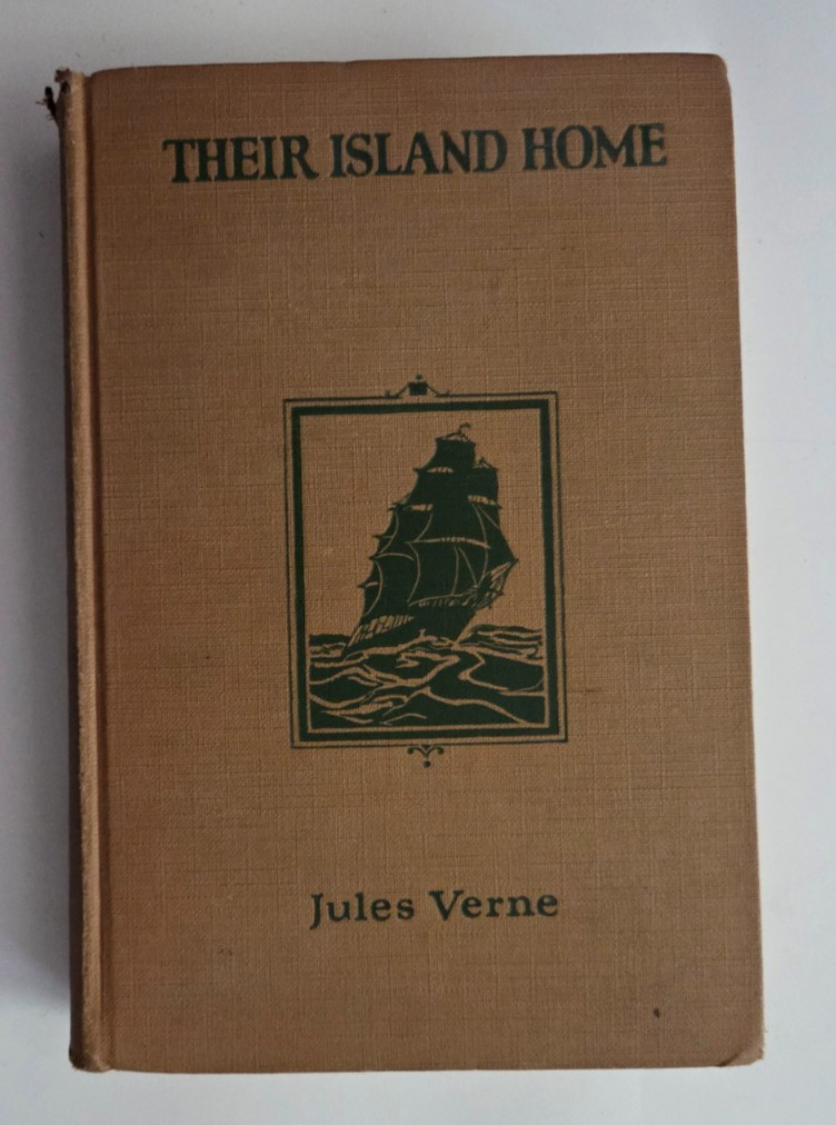 Their Island Home | Jules Verne | 1924 Grosset & Dunlap HC Illustrated