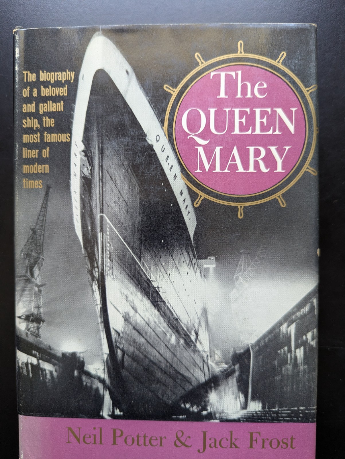 Potter 1961 HC The Queen Mary Transatlantic Cruise Ship Fleet Illustrated Book