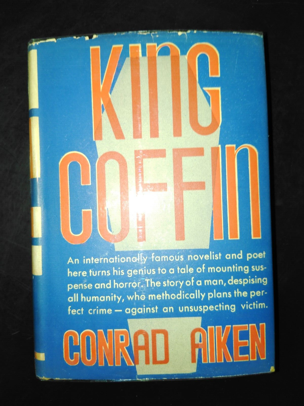King Coffin by Conrad Aiken 1935 HCDJ First Edition