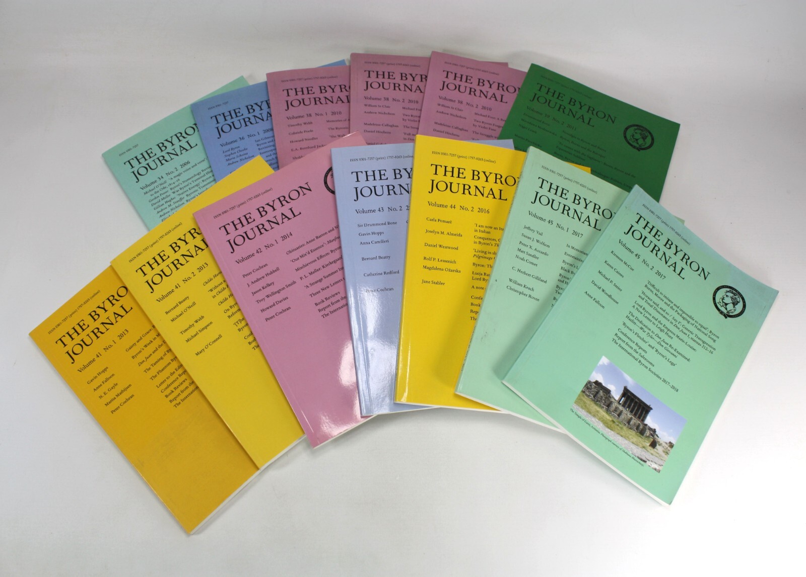 The Byron Journal, Large Collection from Sir William St. Clair, 1973-2017. (36)