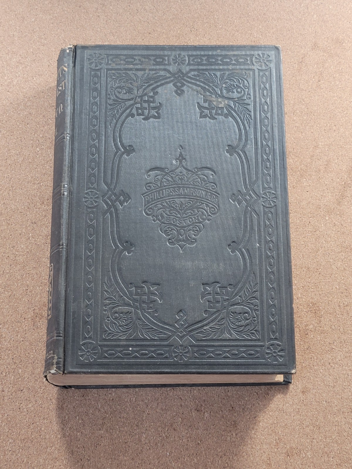 1856 History of the Conquest of Mexico Vol 2 Prescott Antique Hardcover Boston