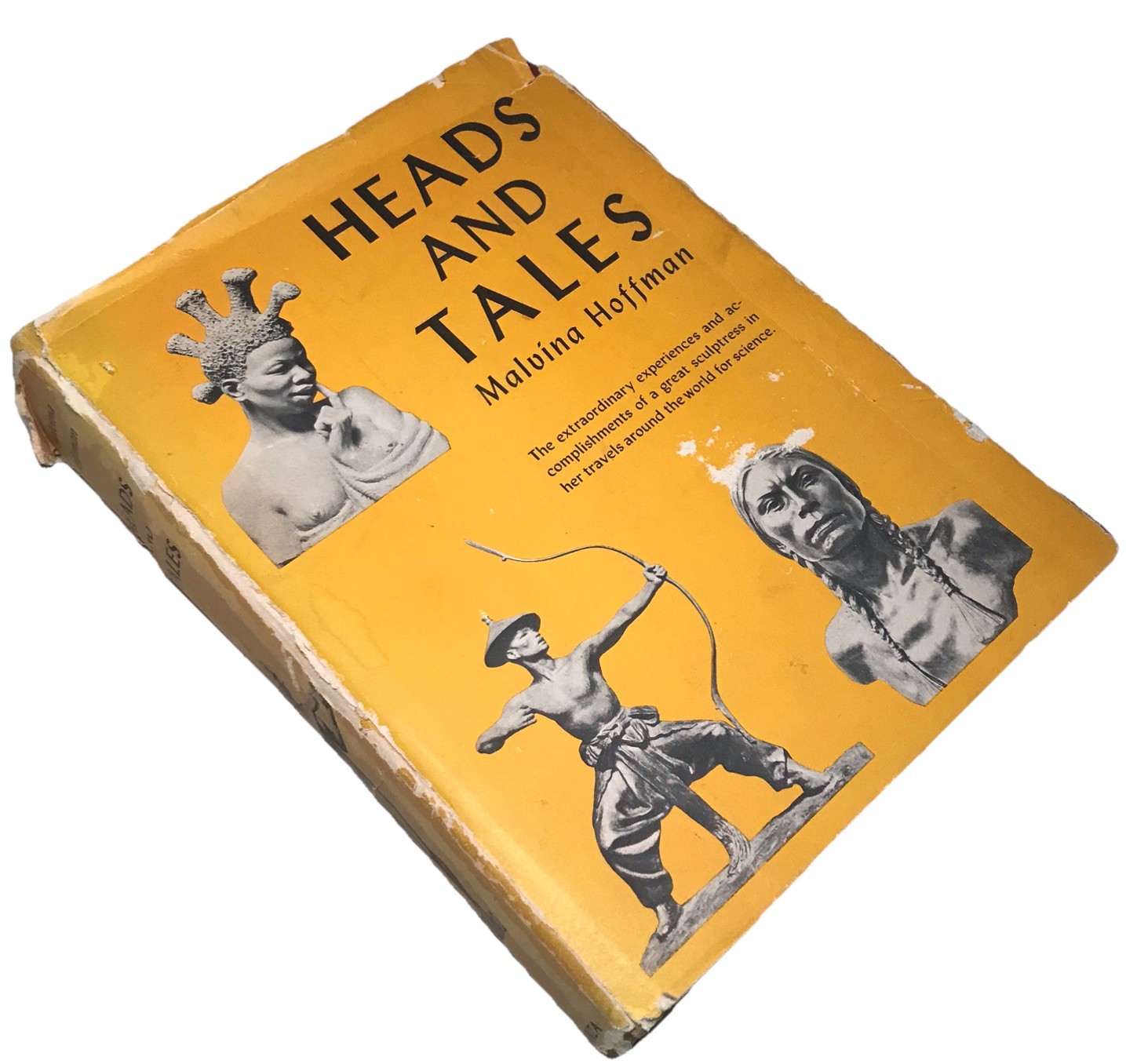 First Ed. HEADS AND TALES Vintage Art Book by Malvina Hoffman 1936 Illustration