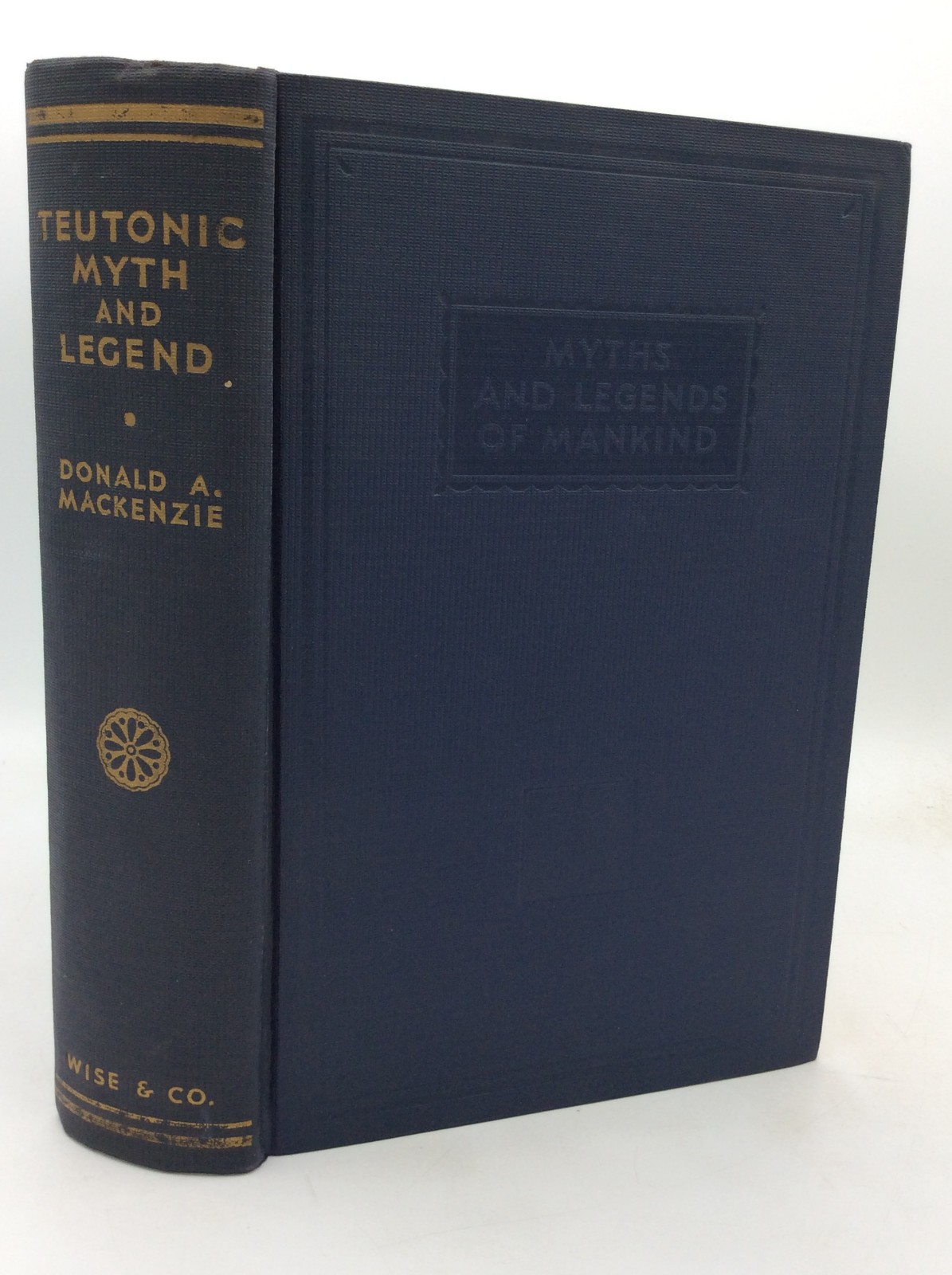TEUTONIC MYTH AND LEGEND – Donald A. Mackenzie – 1934 – illustrated – literary