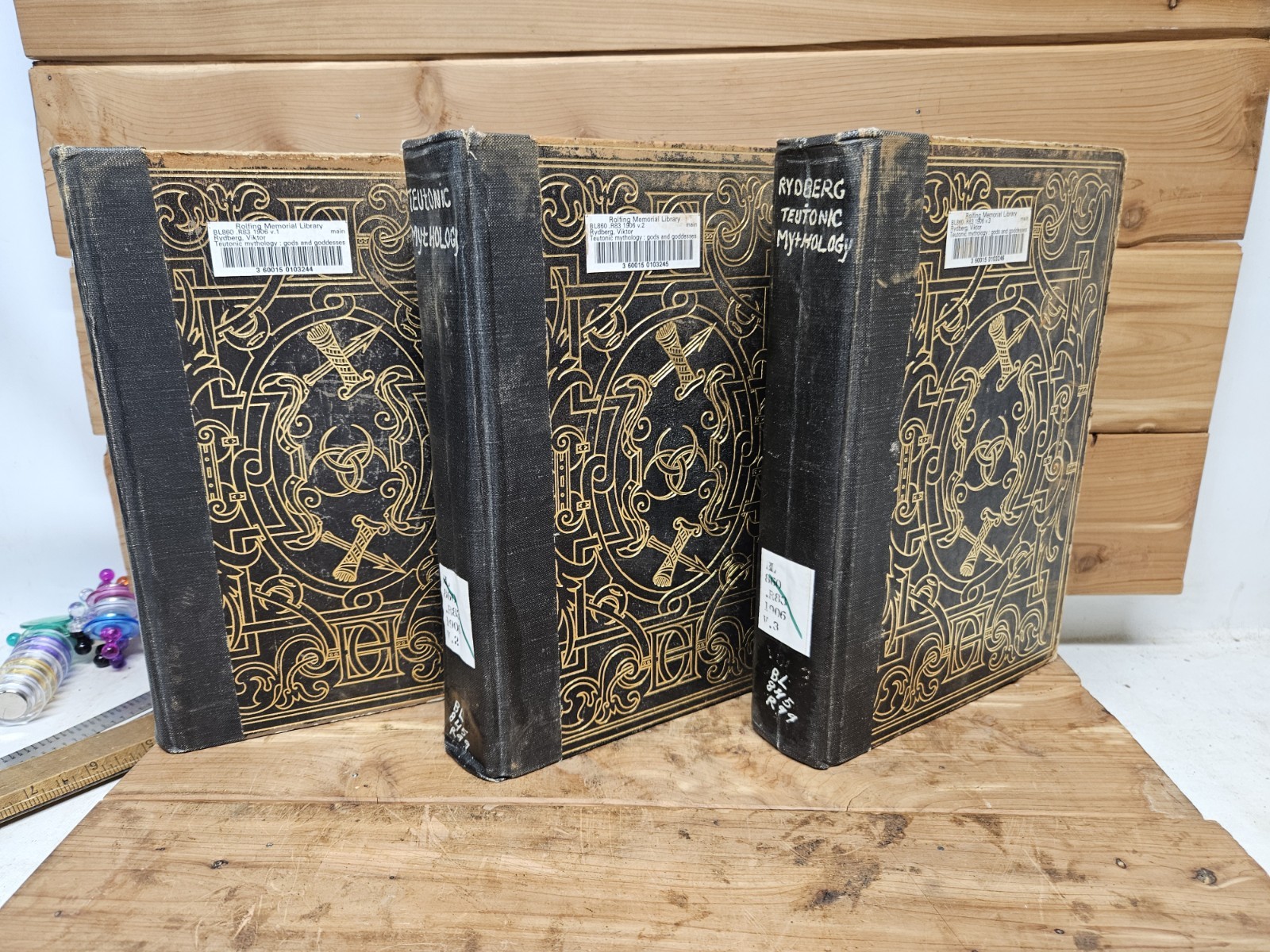 3 Vol. TEUTONIC MYTHOLOGY Norroena Anglo-Saxon Classics Royal Ed. No. 19 of 450