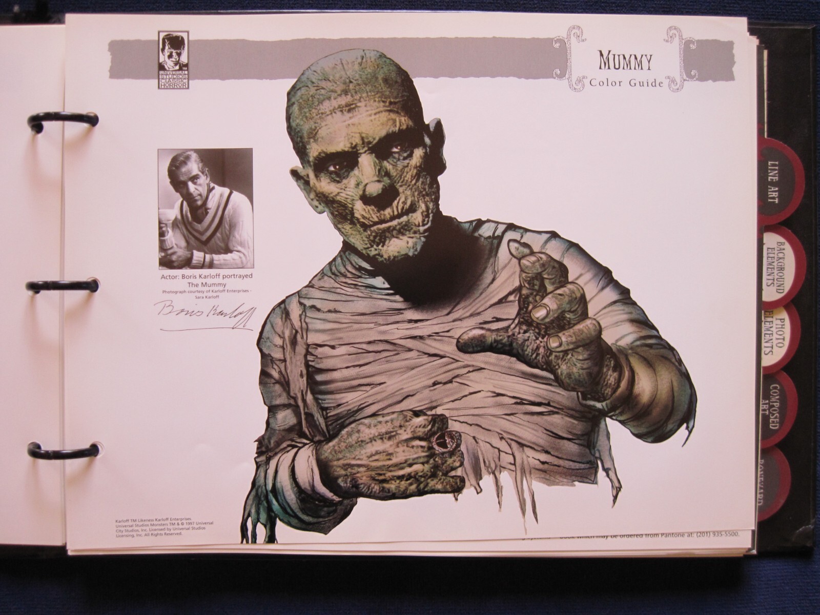 UNIVERSAL HORROR MONSTERS STYLE GUIDEBOOK – FRANKENSTEIN, MUMMY, DRACULA & MORE
