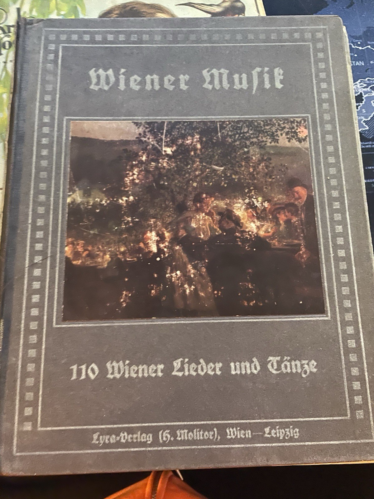Antique Piano Music Book Wiener Musik Berlin Germany 110 Wiener Lieder and Tanze