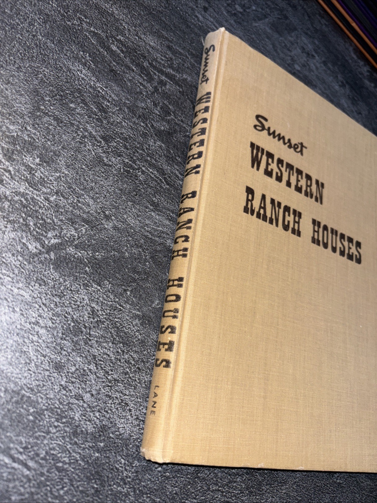 Vintage Sunset Western Ranch Houses w/Cliff May Hardcover 2nd Printing 1947