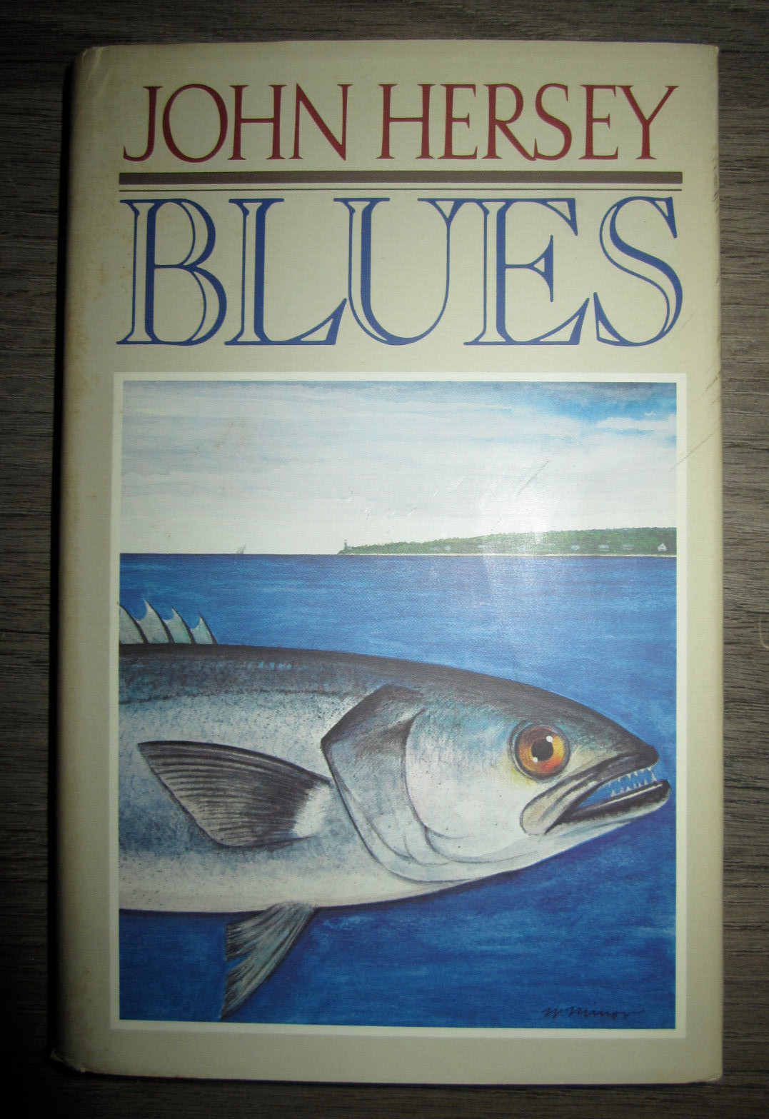 Vtg HC book, Blues by John Hersey, 1987 1st trade edition
