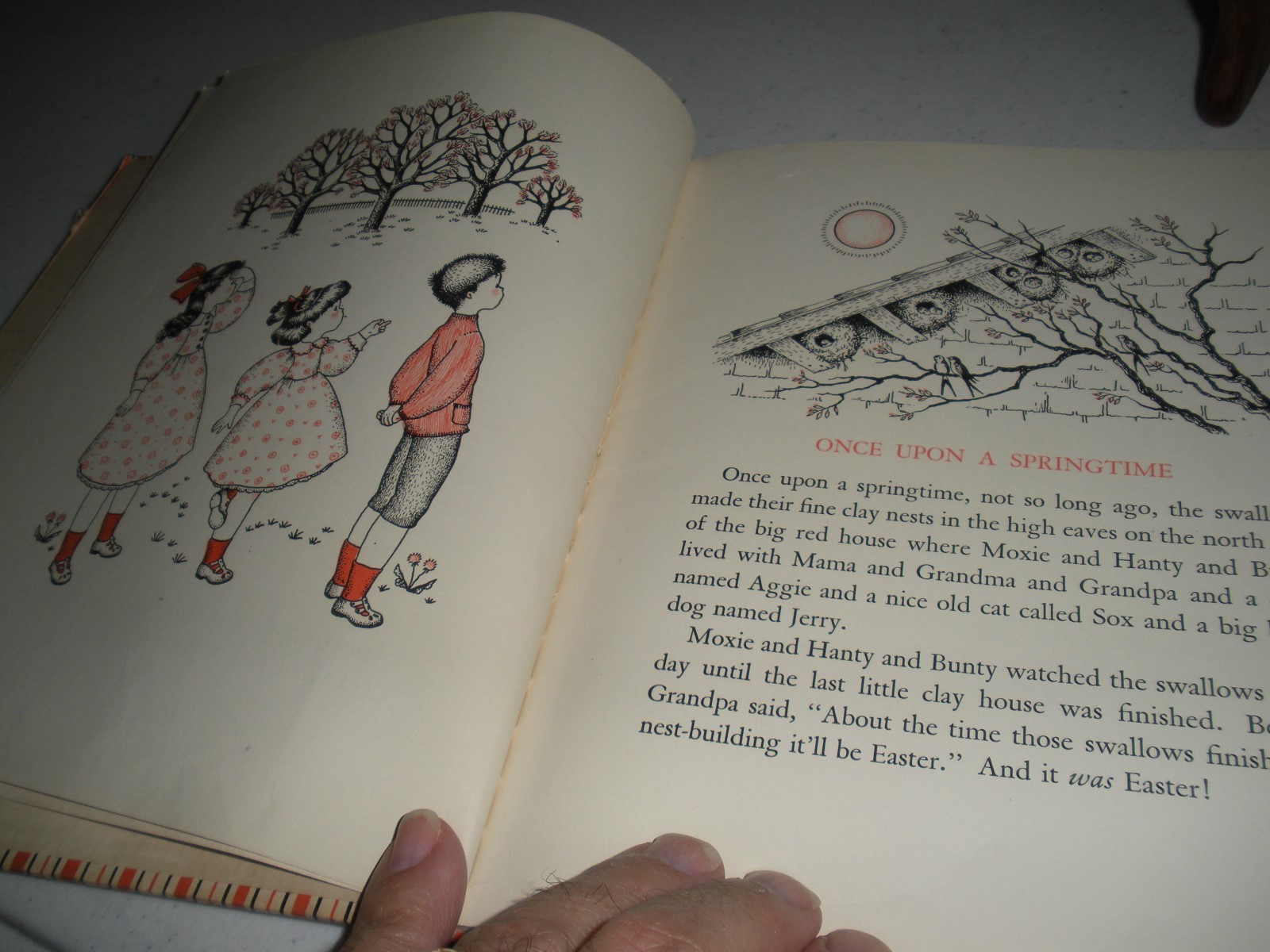 Once Upon A Springtime by Margot Austin First Edition 1940 Children’s Book