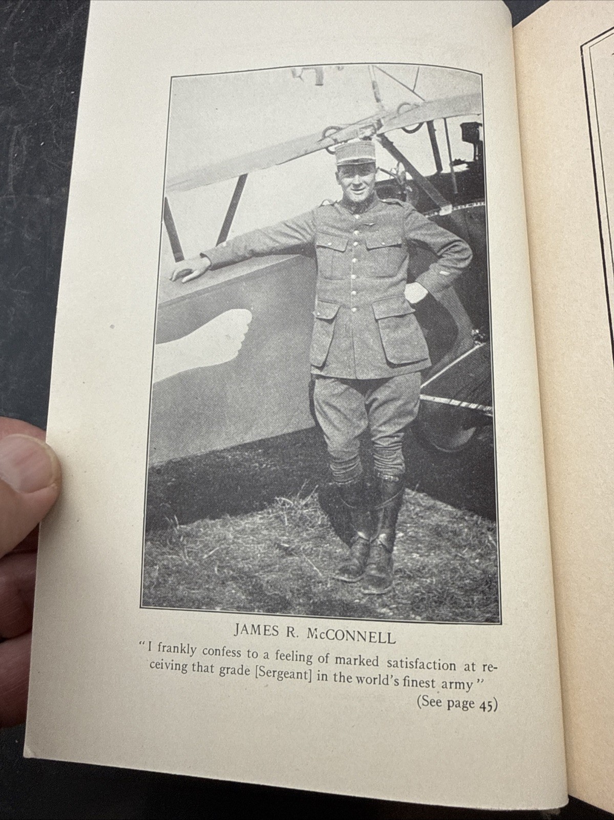 WWI Americans Flying for France by James R. McConnell 1918 Hardcover airplanes