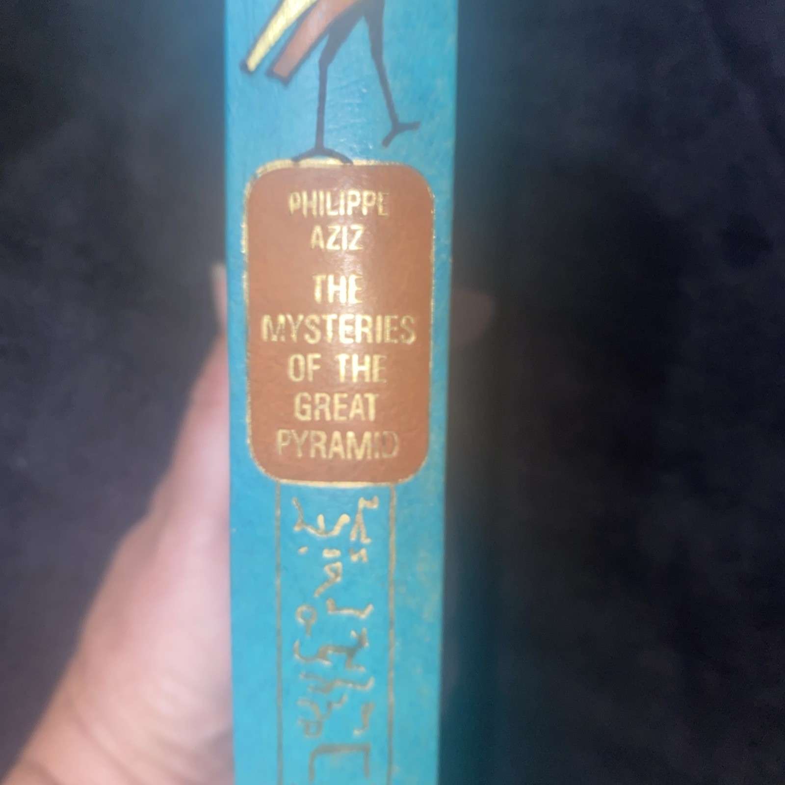 Vintage Curse Of The Pharaohs Egyptian History 4 Book Set Teal And Gold Cover HB