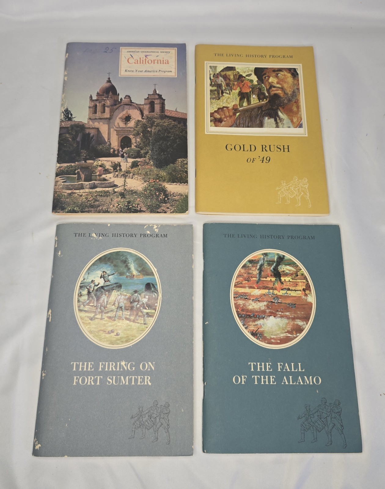 The living History Program 1961/Educational 4 booklet set/American History