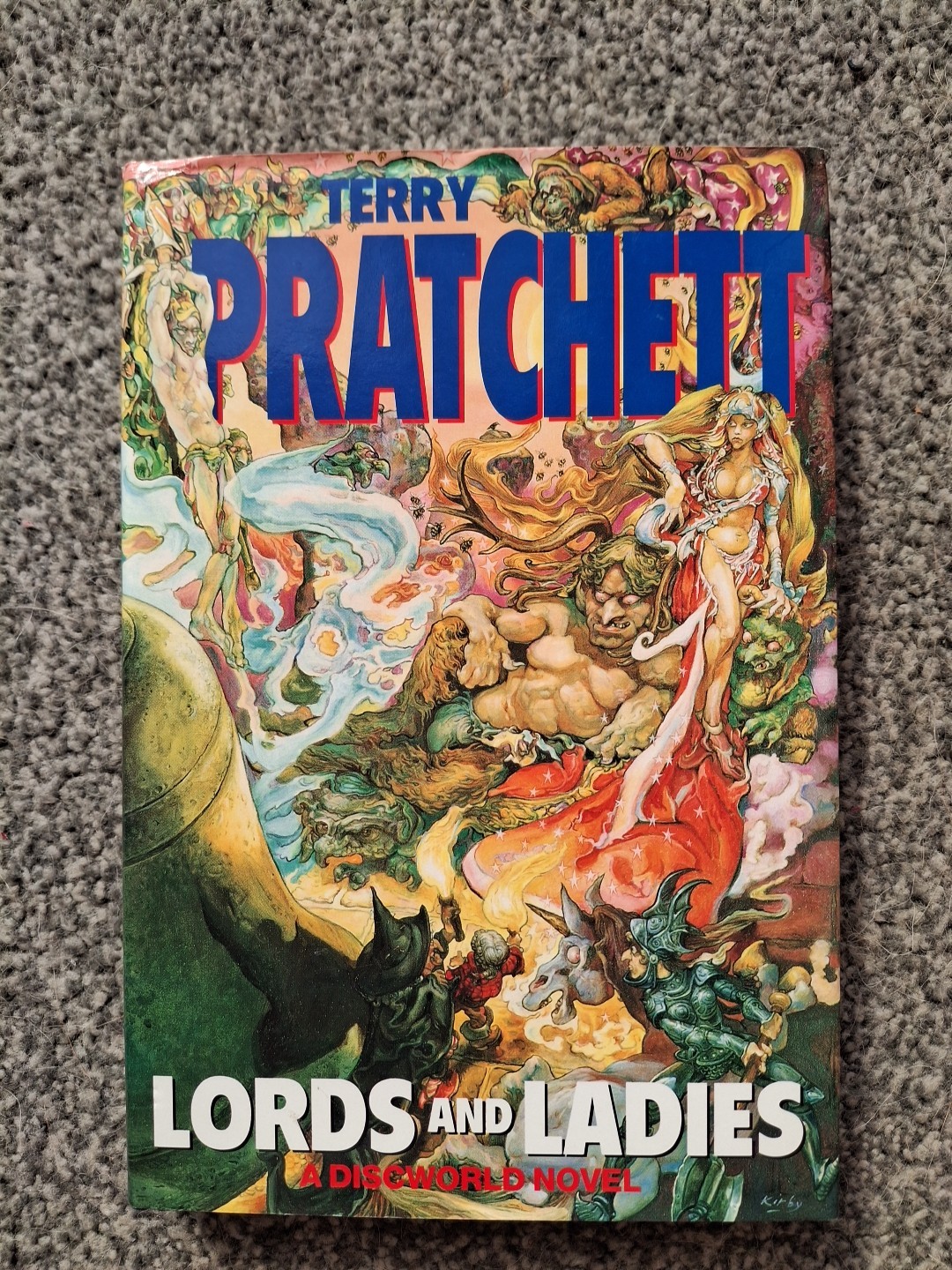 Terry Pratchett 1992 Signed First Edition Lords And Ladies Nr Fine