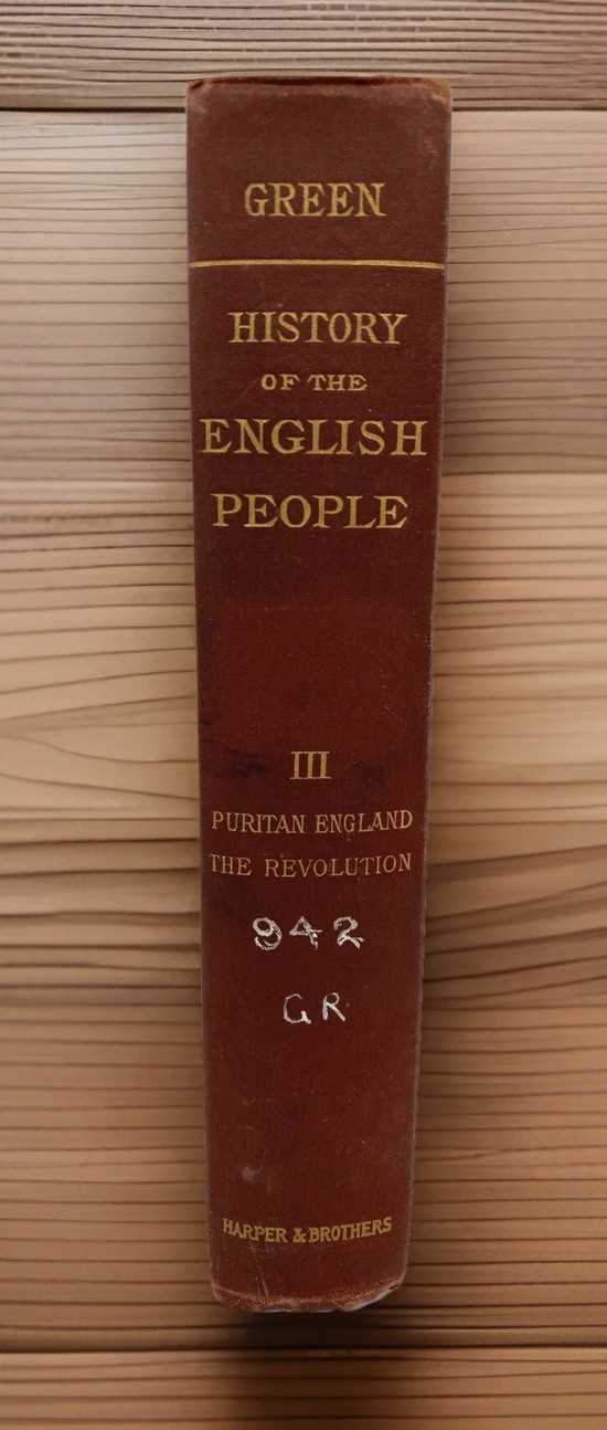 Antique 1903 History of The English People By John Richard Green Vol III