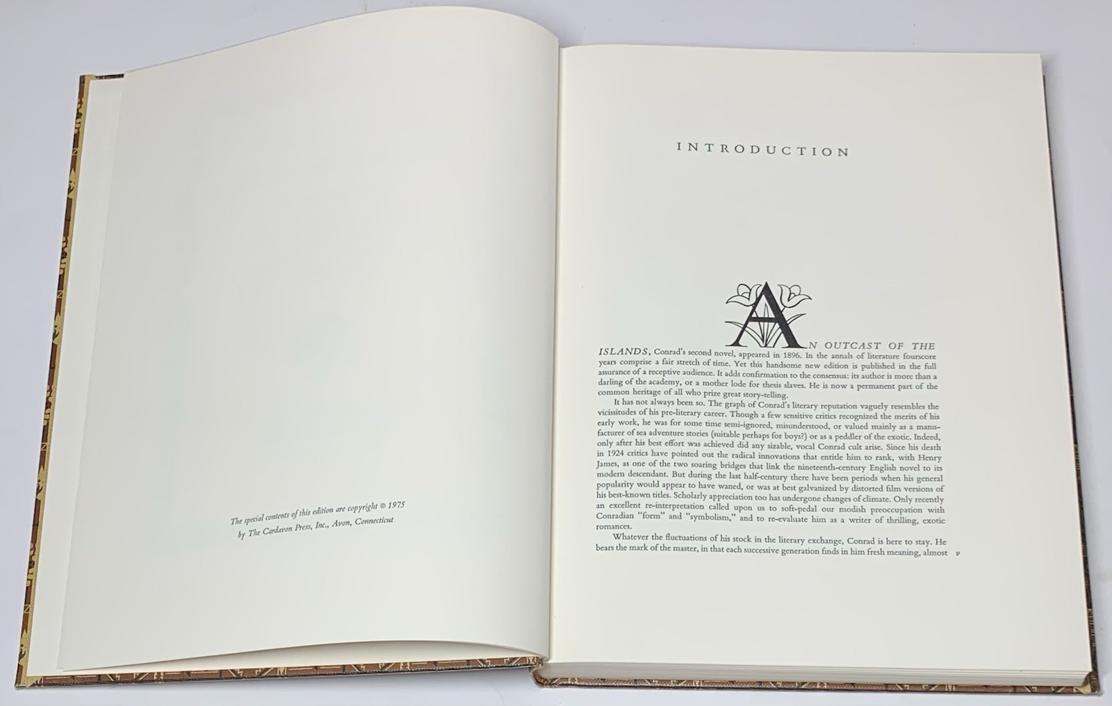 An Outcast Of The Islands Conrad #1807 Limited Editions Club Signed Illustrated