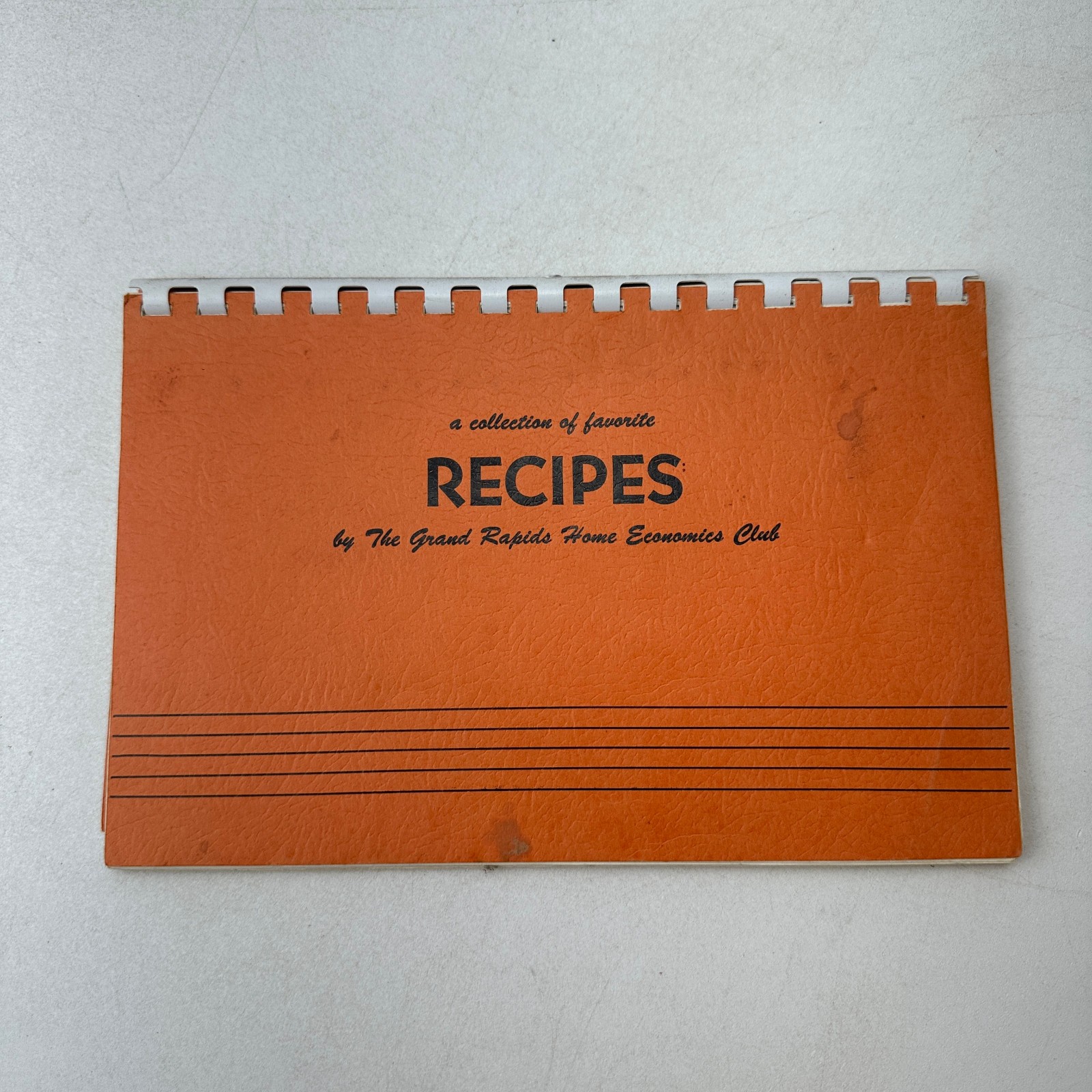 Favorite Recipes Grand Rapids Home Economics Club Michigan Cookbook Vintage