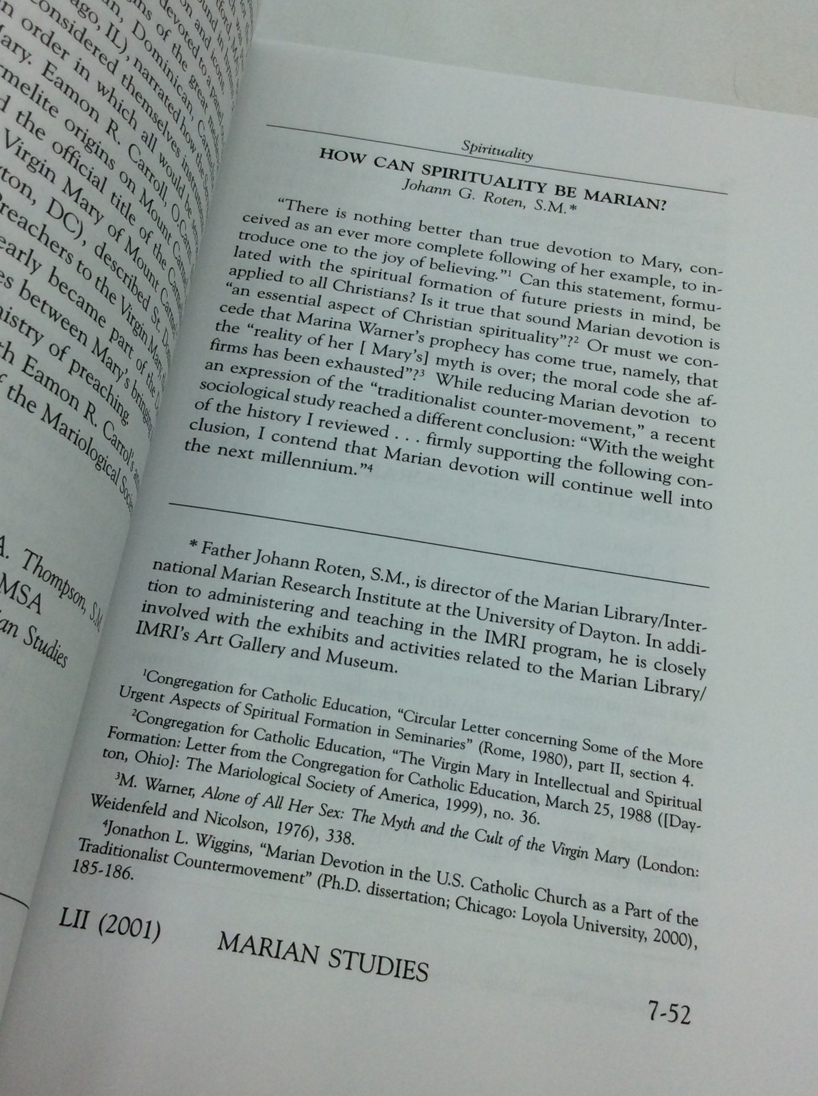 THE MARIAN DIMENSION OF CHRISTIAN SPIRITUALITY – 2001 – 3 vol – Catholic