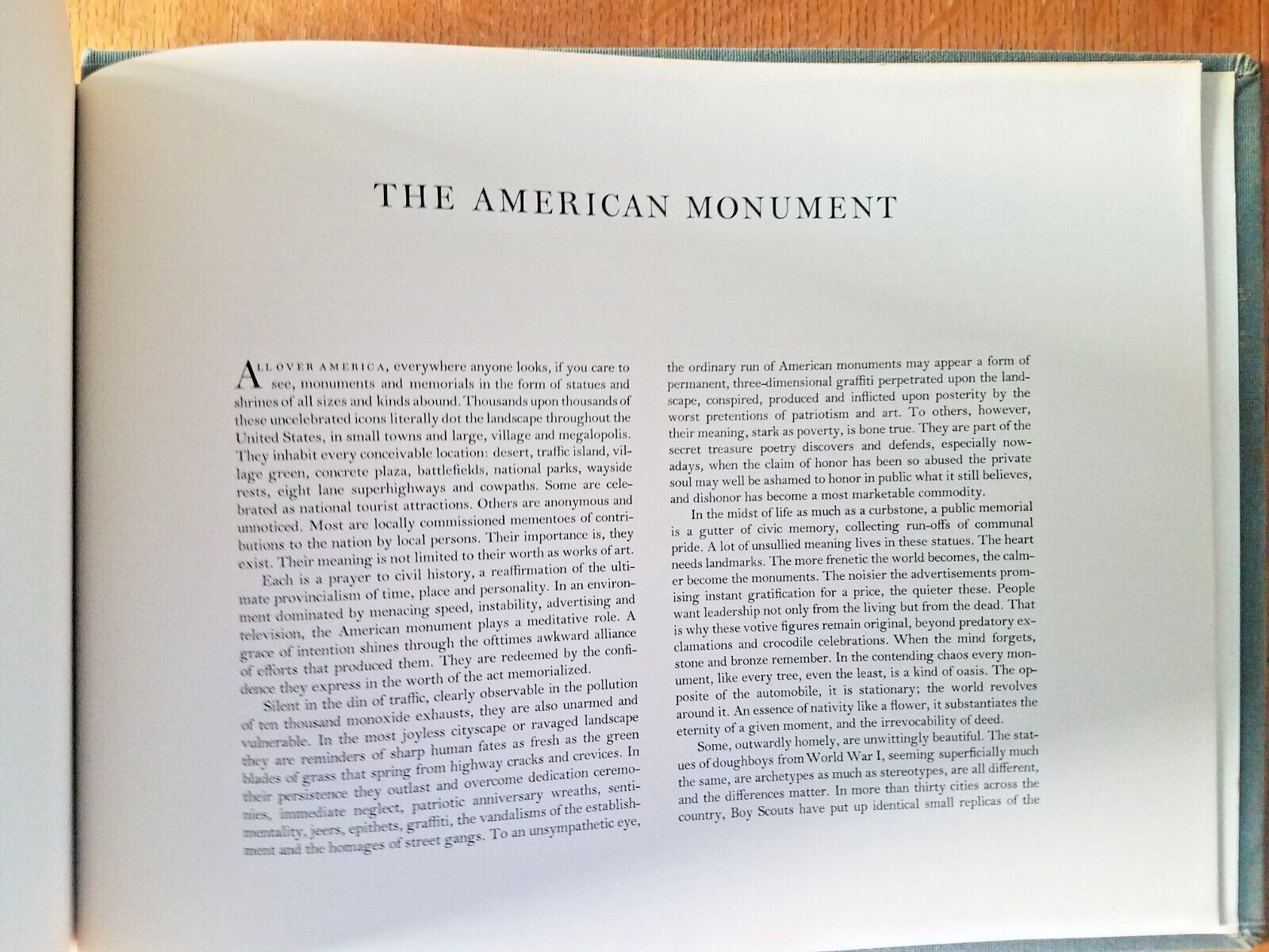 Lee Friedlander First Edition 1976 The American Monument Hardcover *VG* 1/2000