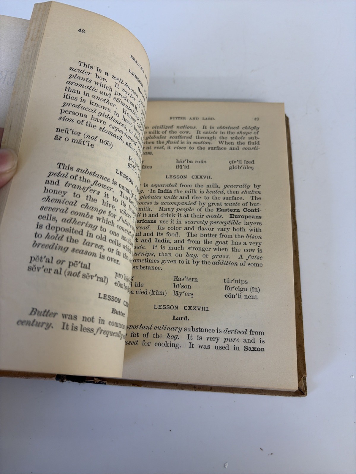 Antique 1887 Reading Speller Second Book William A Campbell Thomas Kelly