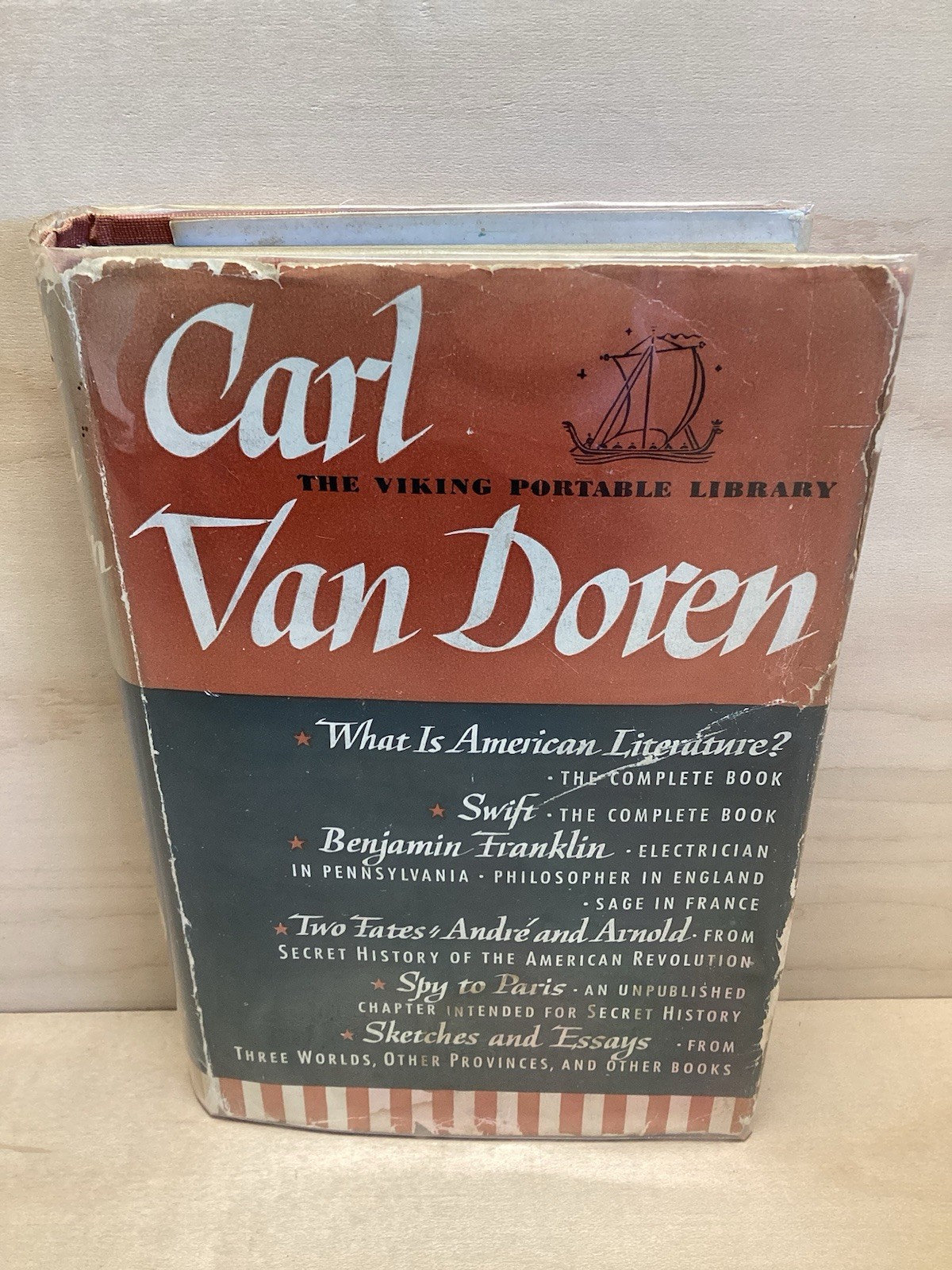 The Viking Portable Library Carl Van Doren,Viking Press April 1945 1st. Ed.HC/DJ