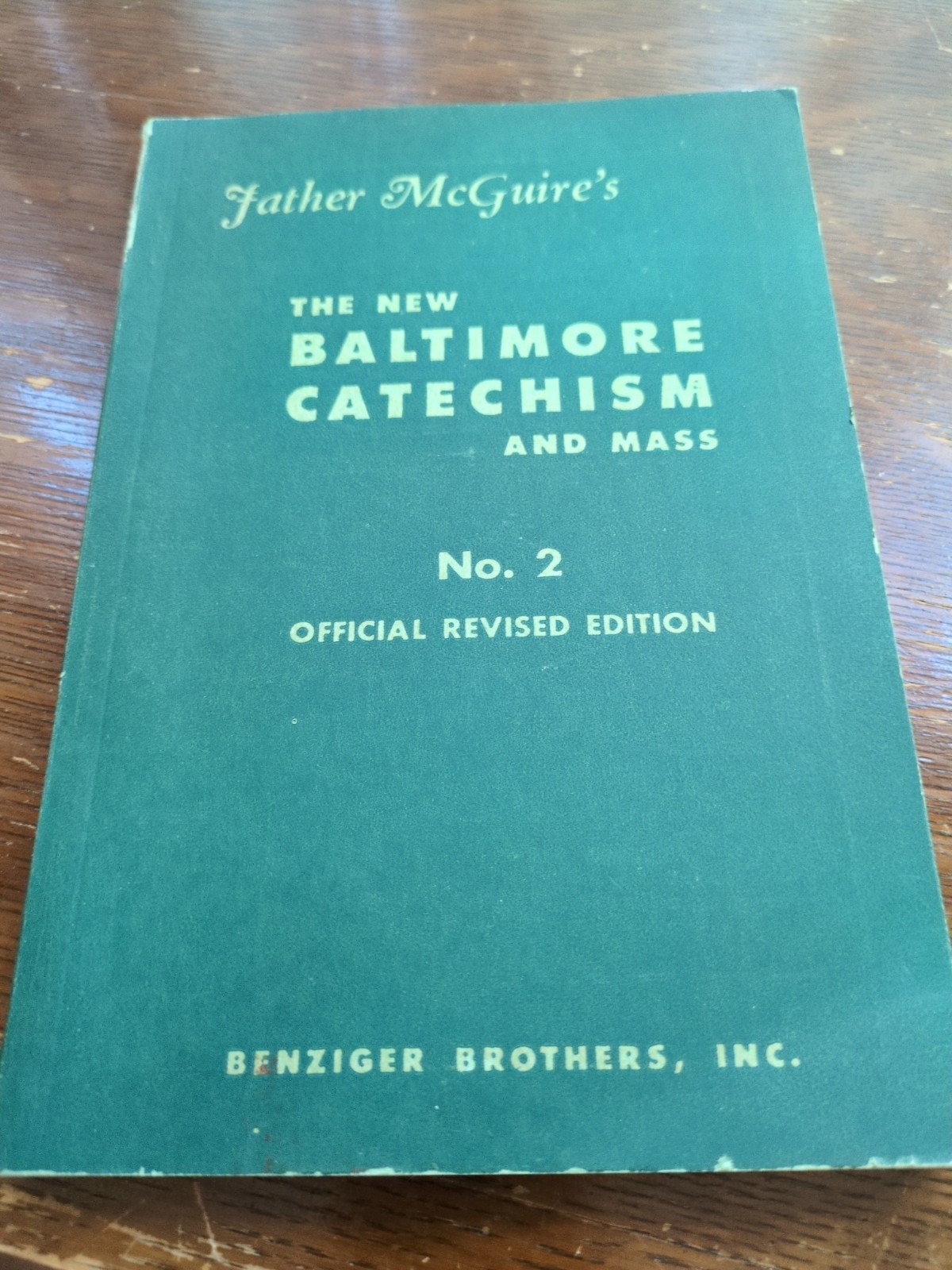 New Baltimore Catechism & Mass #2 Revised Benziger 1953 Copyright Illustrated(21