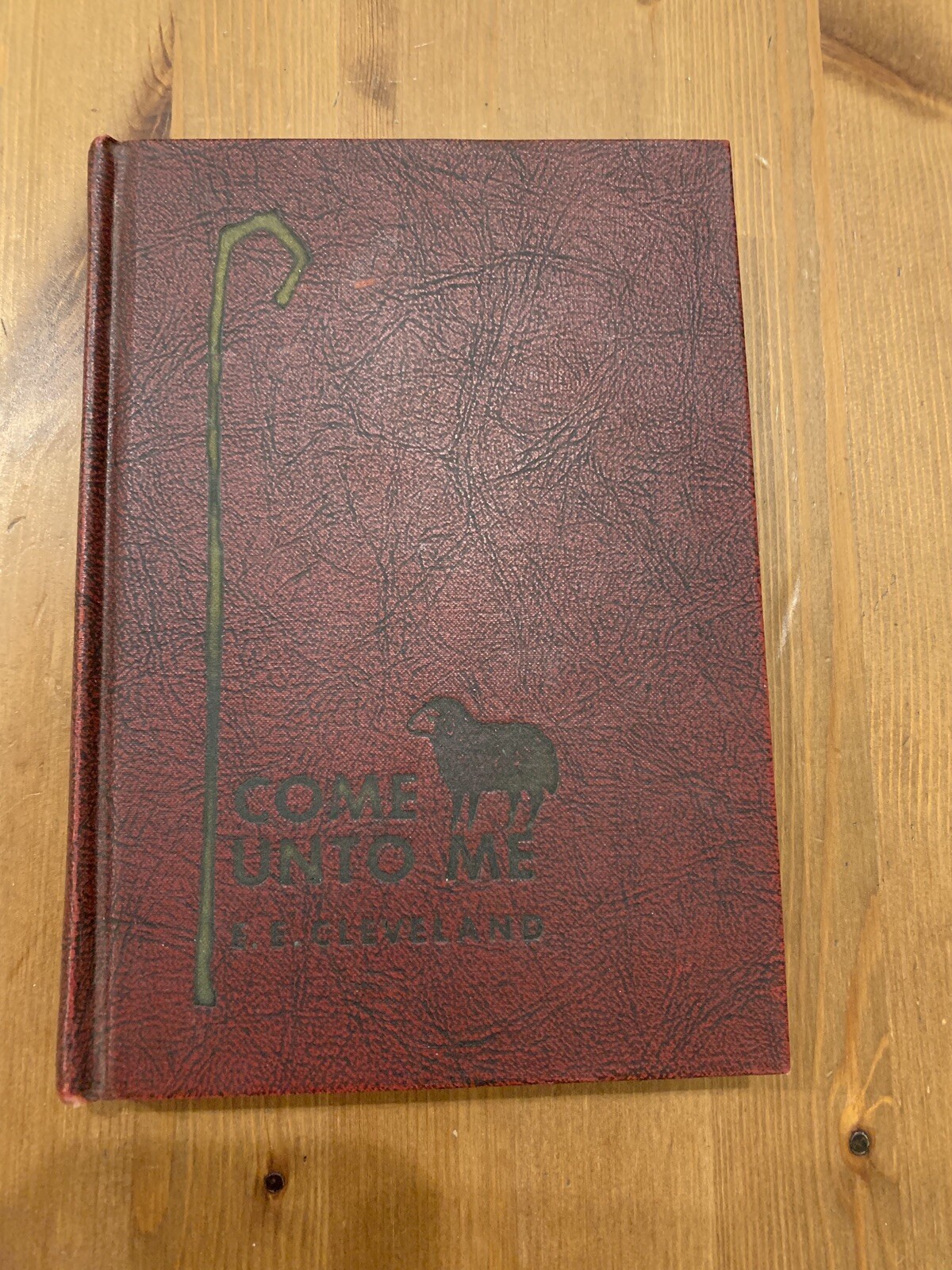 Come Unto Me HC 1968 E. E. Cleveland Devotional Review & Herald Vintage