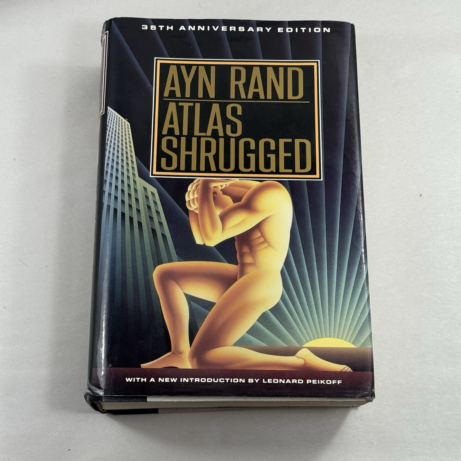 ? Ayn Rand ATLAS SHRUGGED: 35th Anniversary 1st Edition 1st Printing HC DJ
