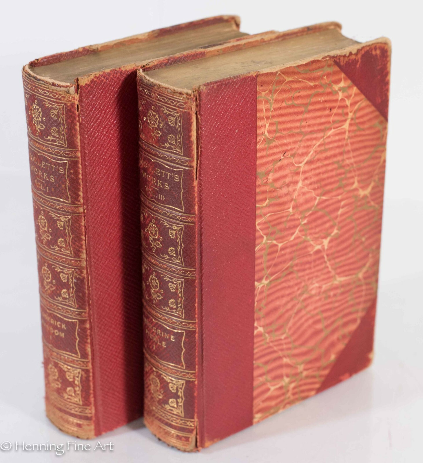 The Works of Tobias Smollett Edition de Luxe 1902 Limited Edition 2 Volumes