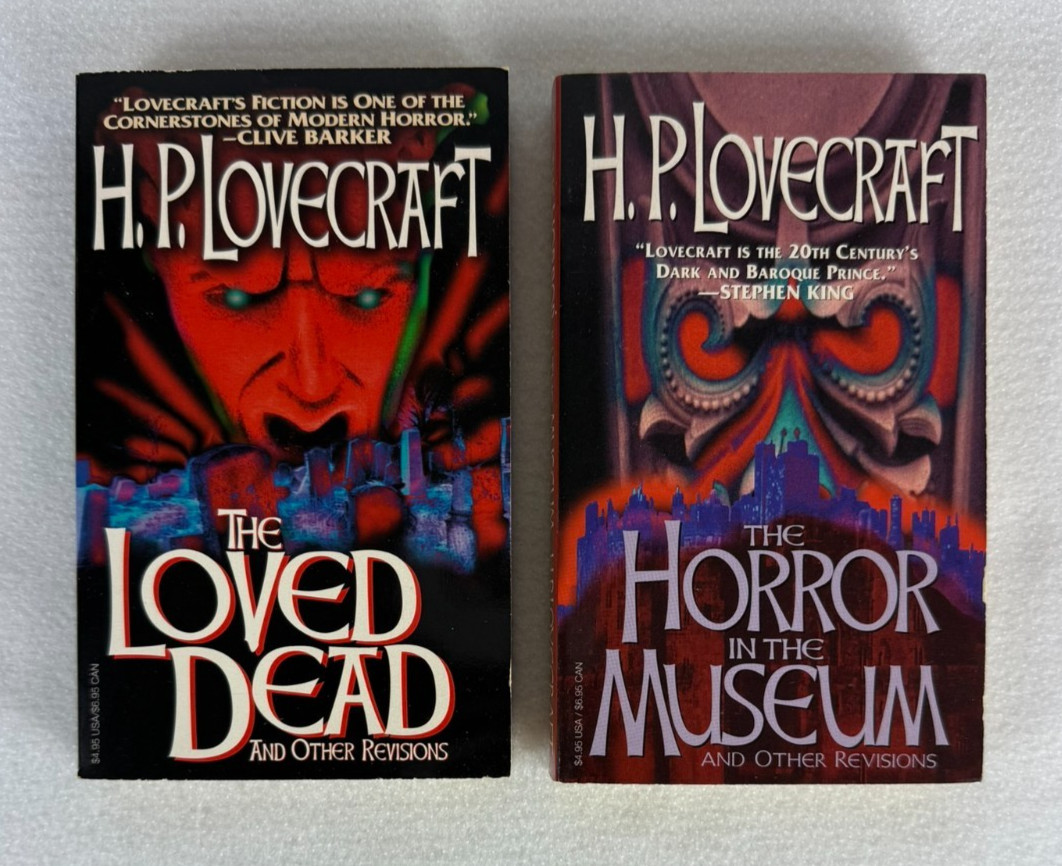 H.P. Lovecraft The Loved Dead & Horror in the Museum Carroll & Graf PB Lot