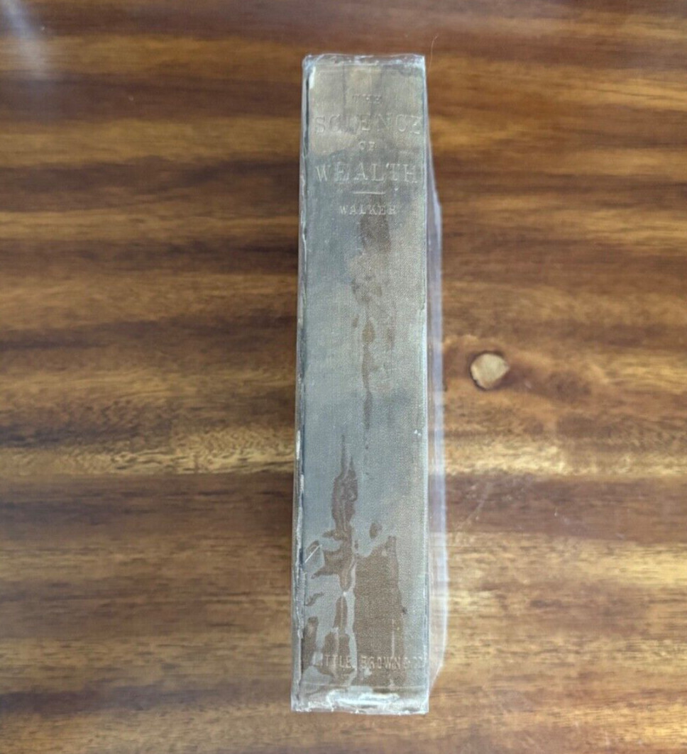 The Science of Wealth by Amasa Walker (1866, Vintage Hardcover)