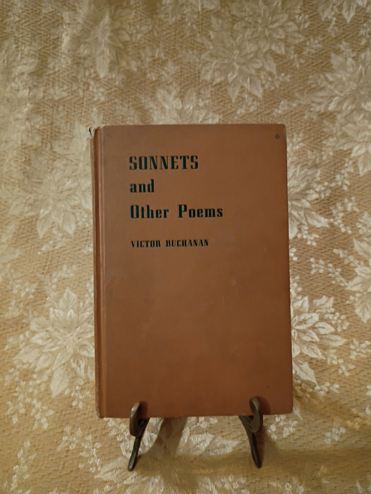 1938 Sonnets and Other Poems Victor Buchanan Henry Harrison HC Poetry Book