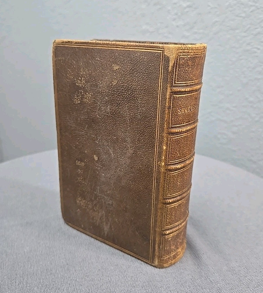 C. 1826 -The Dramatic Works of Shakespeare – William Pickering, London Leather