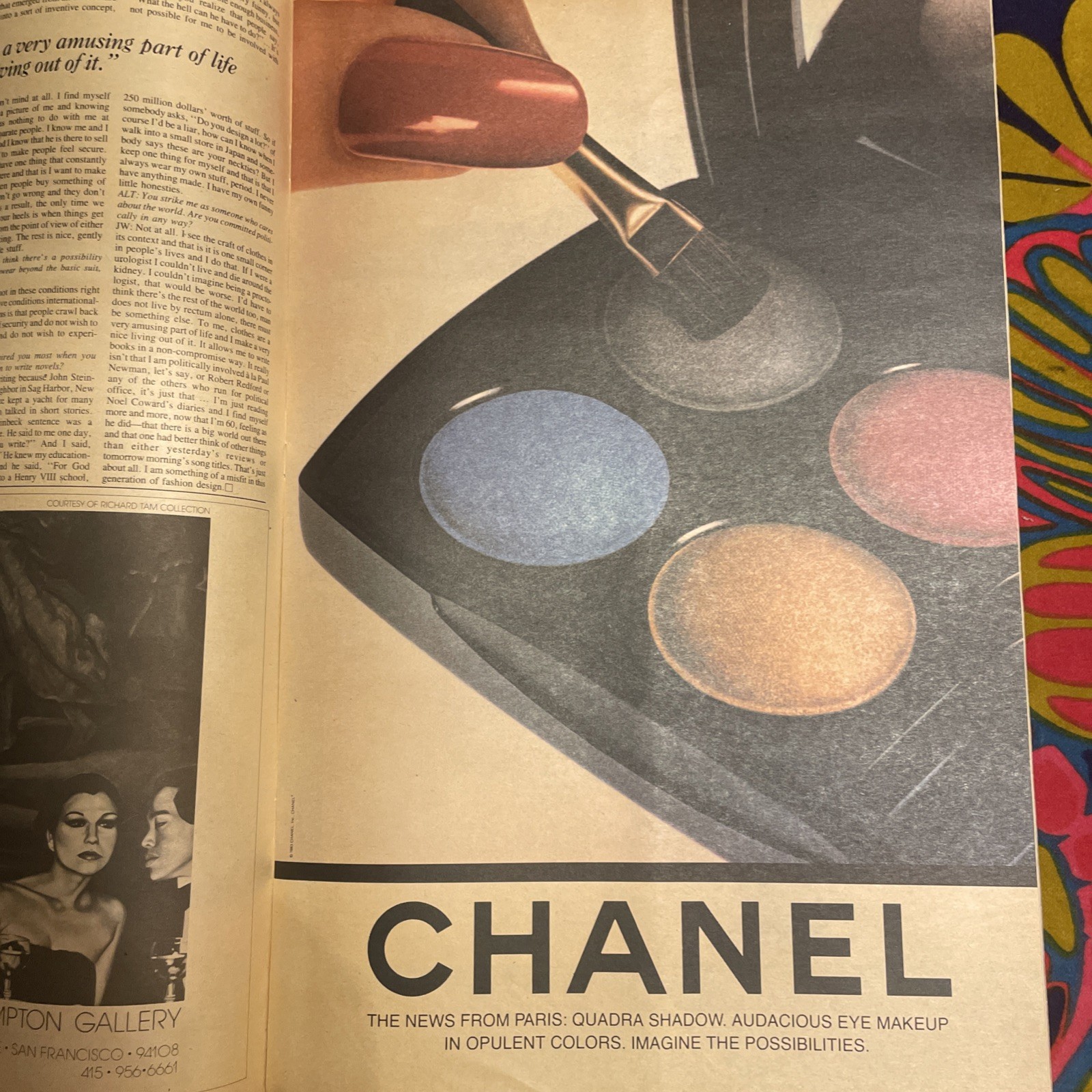 Andy Warhol’s INTERVIEW Magazine March 1983 Twiggy Phil Collins Ellen Barkin