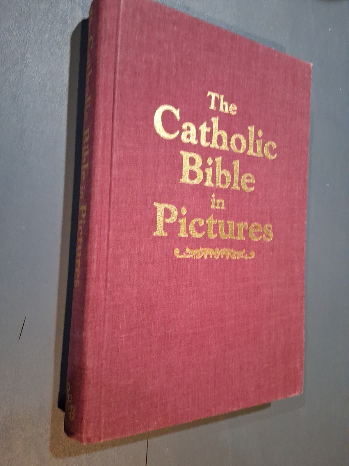 The Catholic Bible in Pictures 1955 HC Hundreds of Great Illustrations VG Cond.