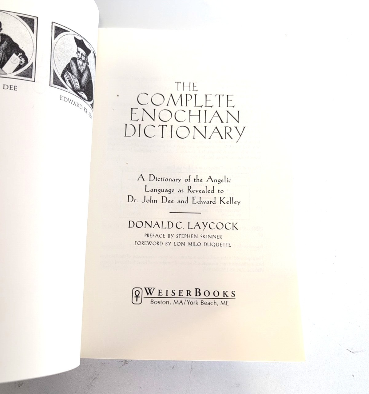 The Complete Enochian Dictionary – Donald C. Laycock JOHN DEE OCCULT ANGEL MAGIC