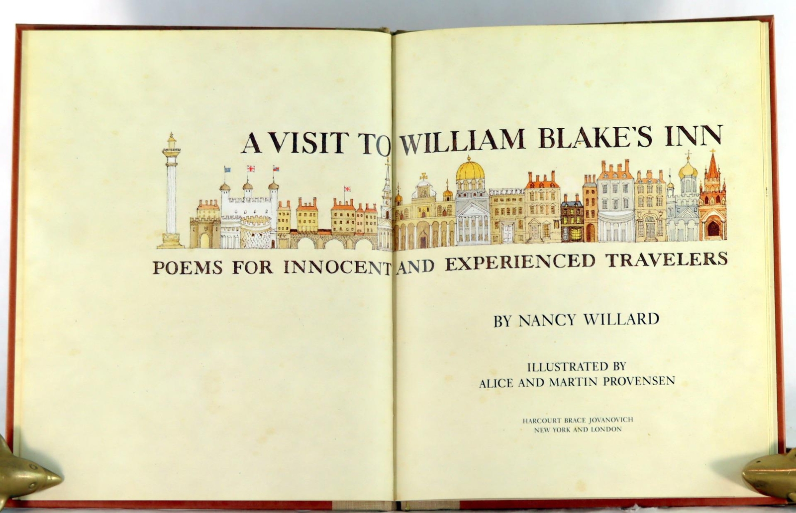 Nancy Willard Alice & Martin Provensen 1st Ed A Visit to William Blake’s Inn HC