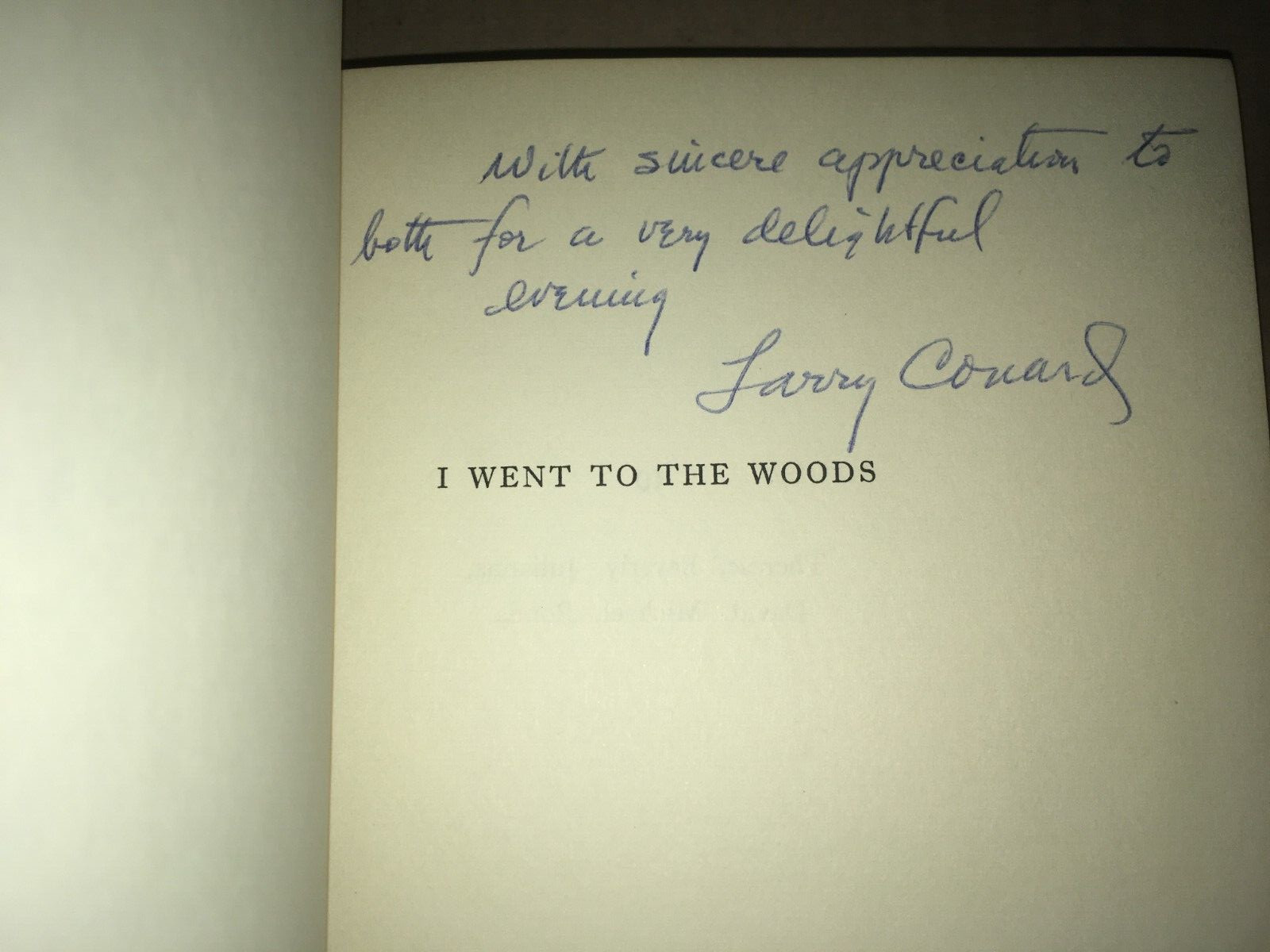 I WENT TO THE WOODS RONALD AUSTING 1964 FIRST AMERICAN EDITION COWARD-MCCANN