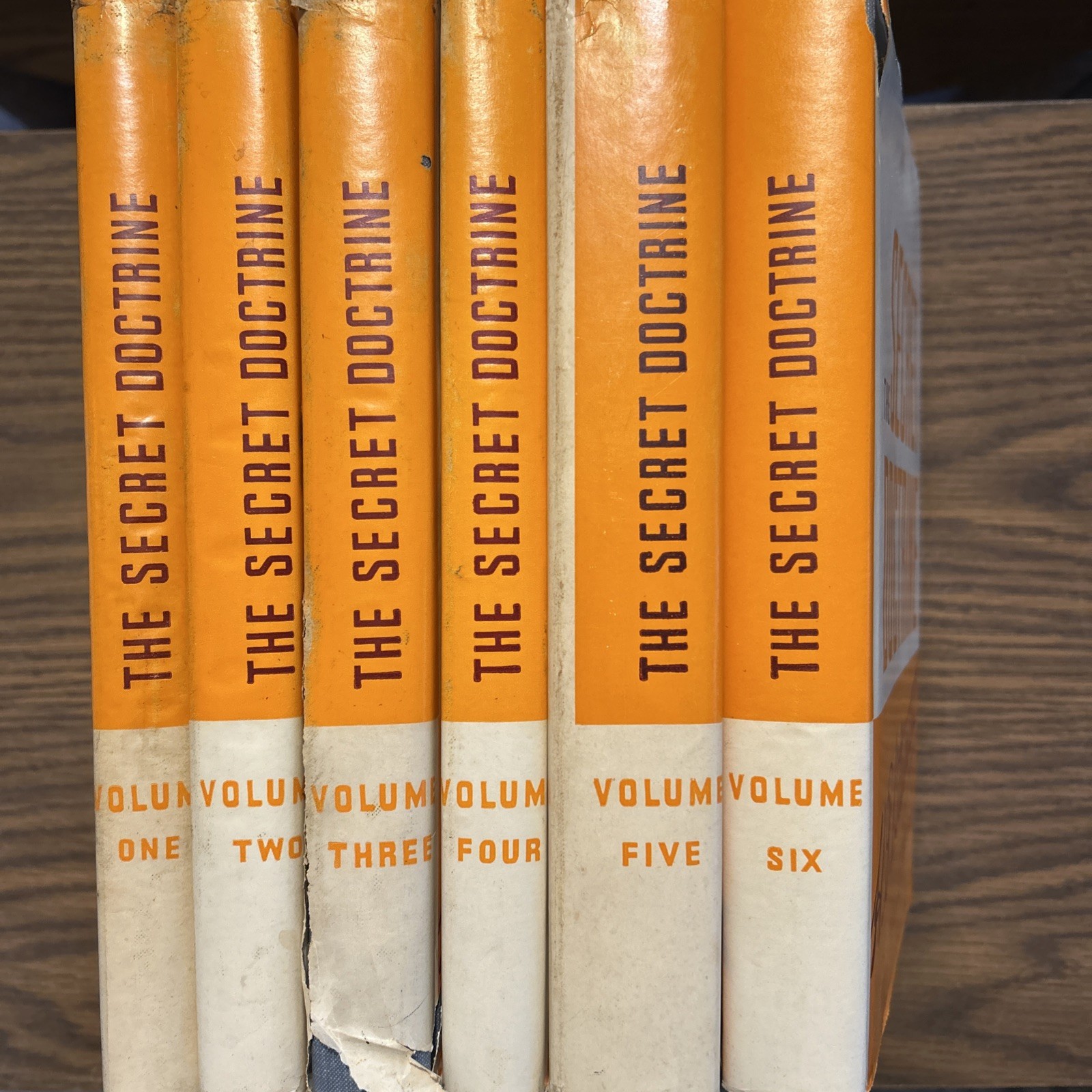 THE SECRET DOCTRINE H.P. Blavatsky 1971 Adyar Edition Theosophy VOL’S 1-6 Rare