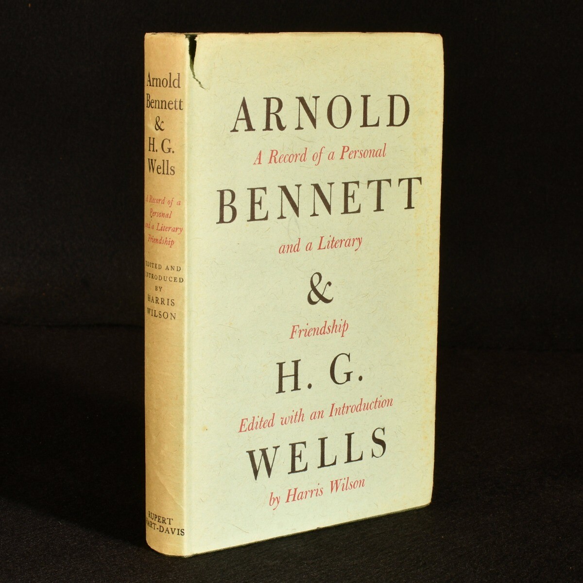 1960 Arnold Bennett and H. G. Wells Harris Wilson First Ed Dust Wrap