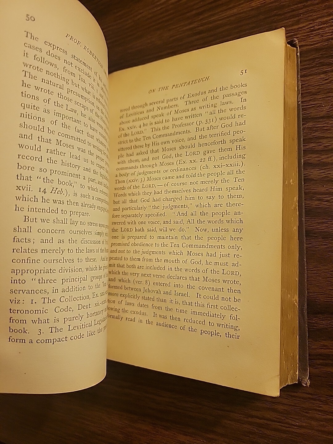 MOSES AND THE PROPHETS 1883 NICE CONDITION