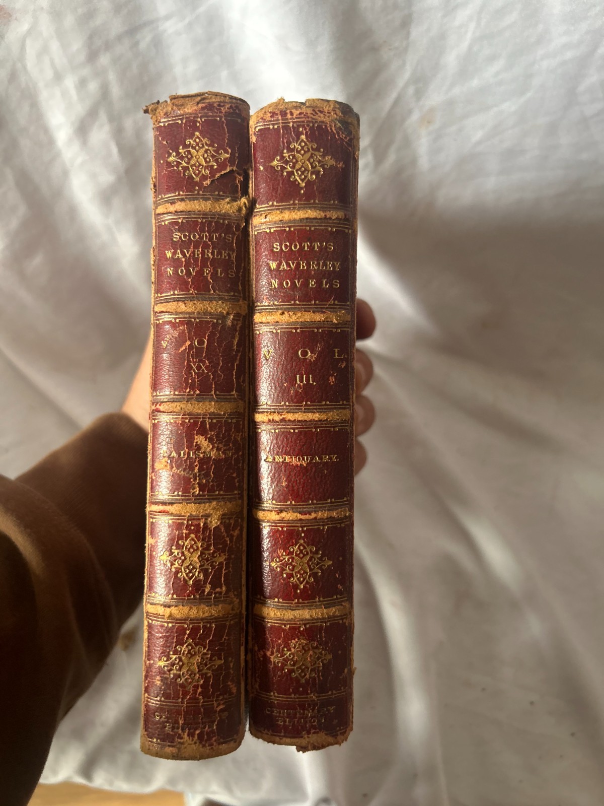 Sir Walter Scott Waverley Novels 1871 Centenary Edition Vol III & XX Antiquarian