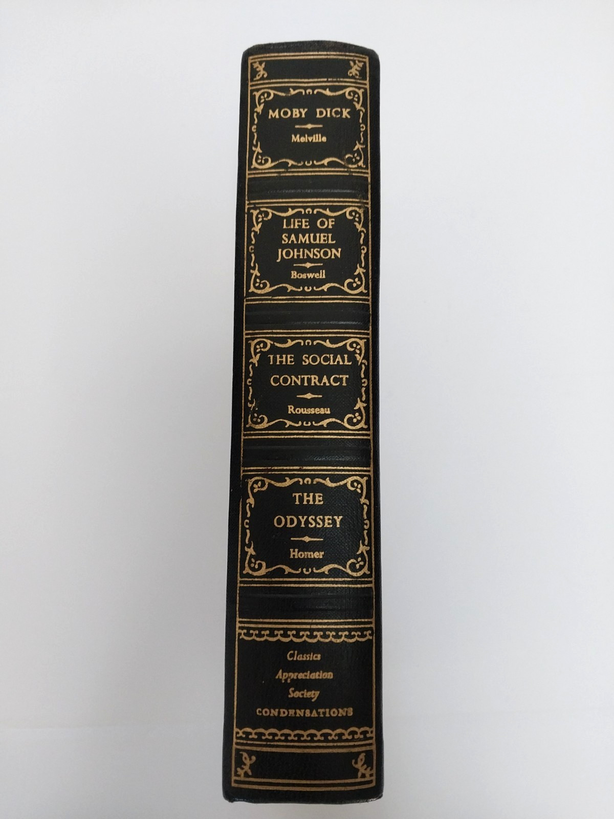 Grolier Classics Appreciation Society Condensations Moby Dick Odyssey 1957