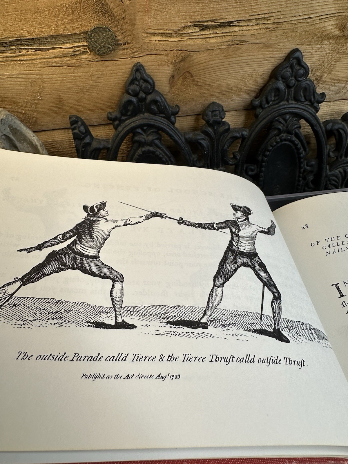 The School of Fencing By Mr. Domenico Angelo 1787 Facsimile Edition 1971 Henry