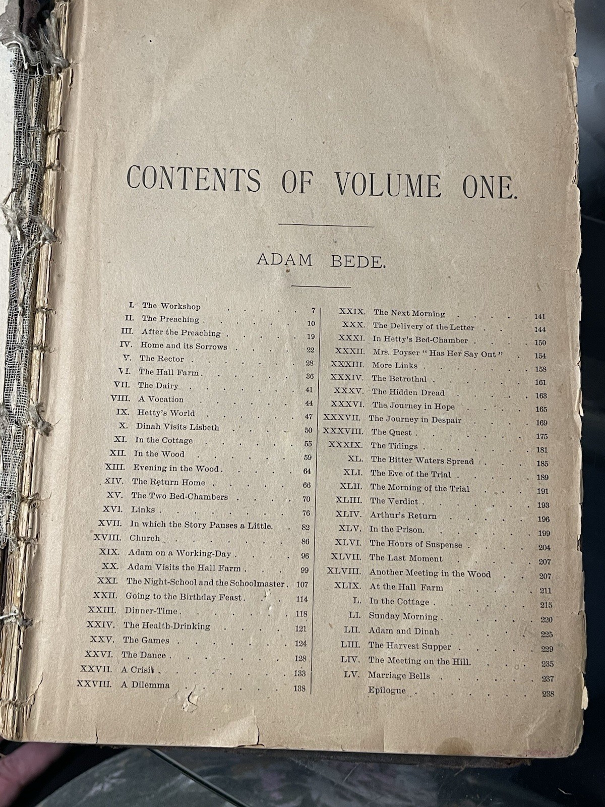 Adam Bede Volume One Original Hardcover Book in English (Literature & Fiction)