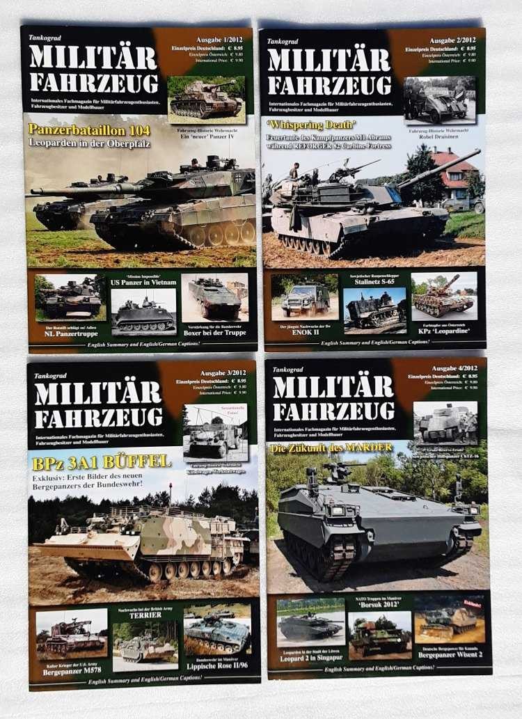 TANKOGRAD MILITARFAHRZEUG 2012 (SET OF FOUR MAGAZINES)
