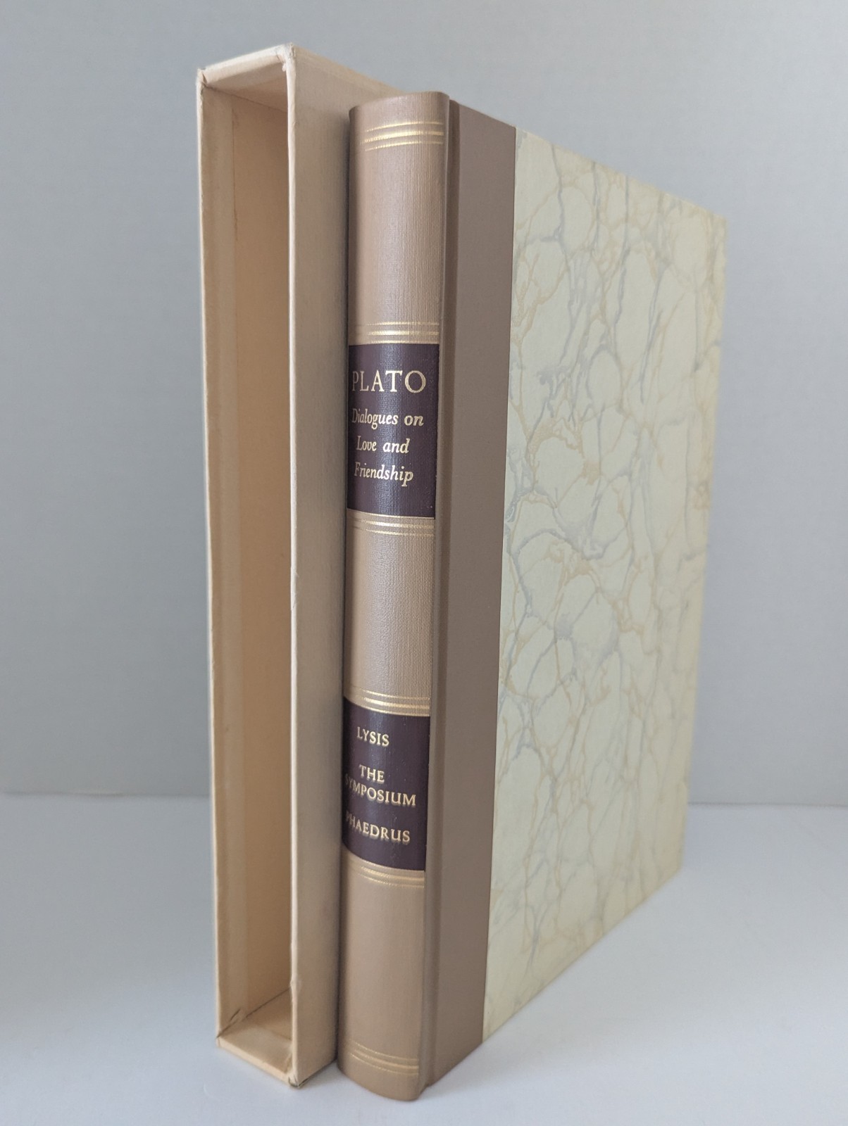 Plato – Dialogues on Love and Friendship Heritage Press 1968 Slipcase Vintage