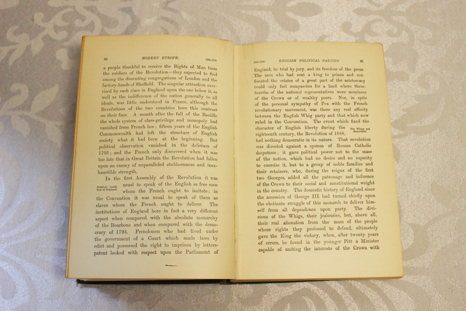 1890 A History of Modern Europe by C. A. Fyffe – Volume 1-3 – GOOD