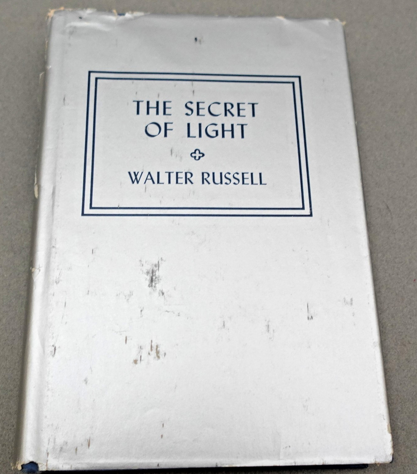 The Secret Of Light HC DJ, 1974 Walter Russell Limited Deluxe Ed Metaphysics