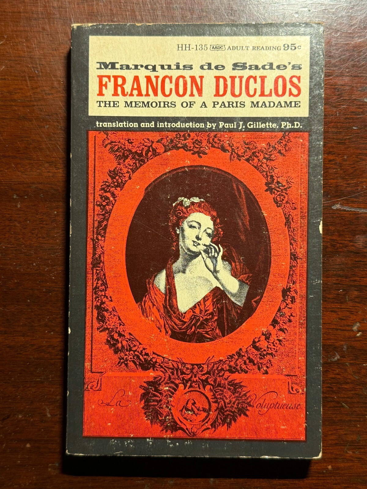 Marquis de Sade Francon Duclos Holloway House 1967 1960s Vtg PB Book