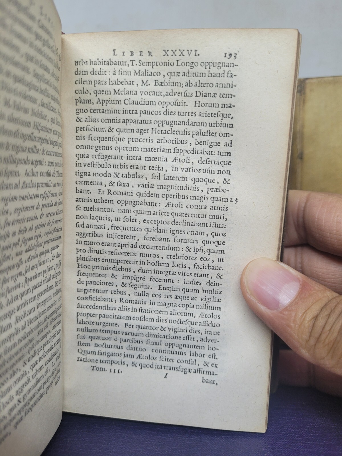 Titi Livii Historiarum Libri 1645/1644 ~ Titus‘ History of Rome ~ Four Volumes